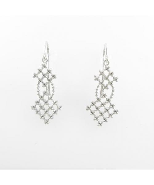 Tiffany K18WG 750 希少　フリンジ　ピアス Tiffany K18WG 750 希少 フリンジ ピアス
