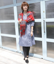 LBC | アシンメトリーボタンワンピース(ワンピース)