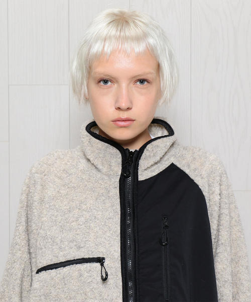 NOMA t.d.ノーマティーディー フリースジップロングコート NOMA t.d. フリースジップロングコート