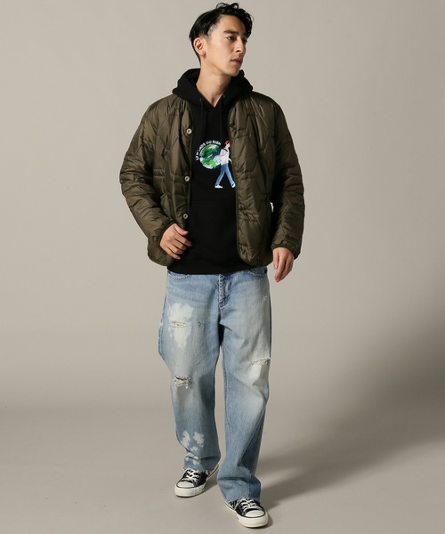 JOINT WORKS(ジョイントワークス)の「QUATRE CENT QUINZE VOYAGER HOODIE(パーカー・メンズ・ブラック/オレンジ・LARGE/X-LARGE)」の3枚目の写真