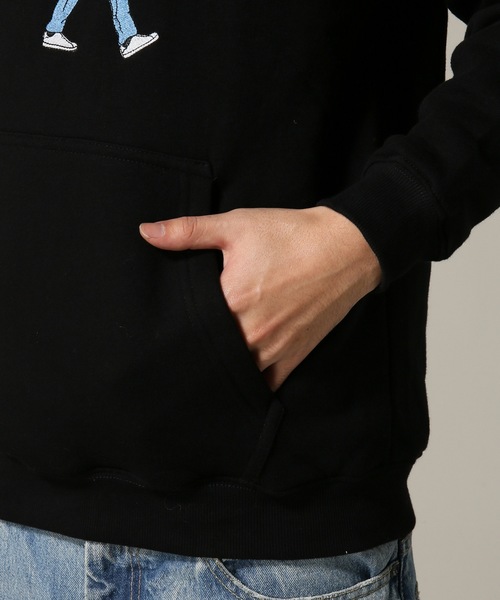 JOINT WORKS(ジョイントワークス)の「QUATRE CENT QUINZE VOYAGER HOODIE(パーカー・メンズ・ブラック/オレンジ・LARGE/X-LARGE)」の7枚目の写真