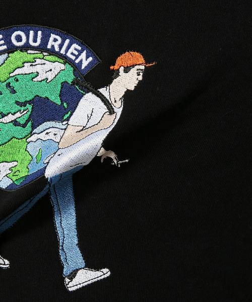 JOINT WORKS(ジョイントワークス)の「QUATRE CENT QUINZE VOYAGER HOODIE(パーカー・メンズ・ブラック/オレンジ・LARGE/X-LARGE)」の13枚目の写真