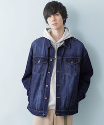 MONO-MART | ビッグシルエットデニムボックスジャケット(10.0oz denim)(デニムジャケット)