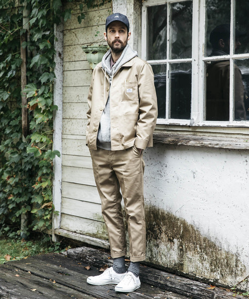 MR.OLIVE(ミスターオリーブ)の「COOLMAX STRETCH TWILL / WORKER'S SHORT COVER ALL(カバーオール・メンズ・ベージュ/ネイビー/グレー/アーミー・SMALL/MEDIUM/LARGE)」の10枚目の写真
