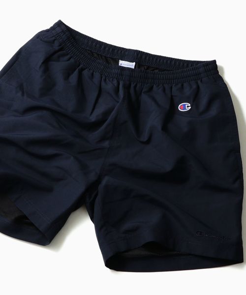 Champion（チャンピオン）の「Champion×SHIPS: 別注 撥水ナイロン ユーティリティ ショーツ（その他パンツ・メンズ・ブラック/ネイビー/マスタード・SMALL/MEDIUM/LARGE）」の2枚目の写真