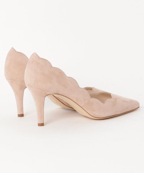 ESTNATION（エストネーション）の「NEBULONIE / スカラップパンプス（パンプス・レディース・ライトピンク/ネイビー・37/36/35）」の4枚目の写真