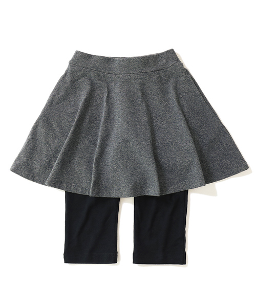 devirock（デビロック）の「ポケット付き 無地6分丈スカッツ（スカート・キッズ・ピンク系その他/グリーン系その他/レッド系その他/ヘザーチャコール/ブラック/ネイビー/カーキ/ラベンダー/ブルー系その他/パープル系その他・90cm/100cm/110cm/130cm/140cm/150cm/80ｃｍ/95cm/120cm/160cm）」の12枚目の写真