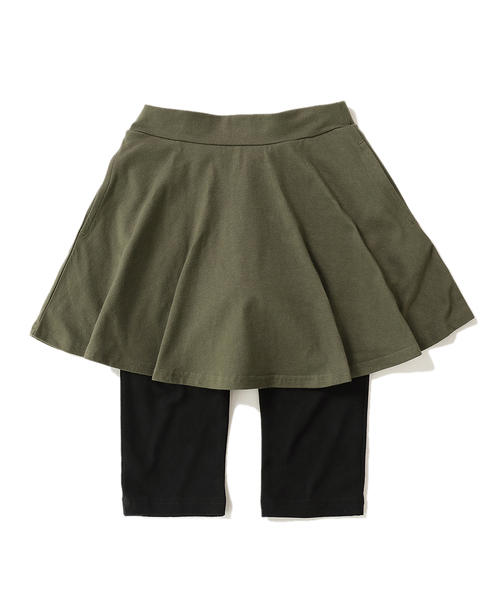devirock（デビロック）の「ポケット付き 無地6分丈スカッツ（スカート・キッズ・ピンク系その他/グリーン系その他/レッド系その他/ヘザーチャコール/ブラック/ネイビー/カーキ/ラベンダー/ブルー系その他/パープル系その他・90cm/100cm/110cm/130cm/140cm/150cm/80ｃｍ/95cm/120cm/160cm）」の13枚目の写真