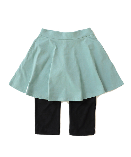 devirock（デビロック）の「ポケット付き 無地6分丈スカッツ（スカート・キッズ・ピンク系その他/グリーン系その他/レッド系その他/ヘザーチャコール/ブラック/ネイビー/カーキ/ラベンダー/ブルー系その他/パープル系その他・90cm/100cm/110cm/130cm/140cm/150cm/80ｃｍ/95cm/120cm/160cm）」の14枚目の写真