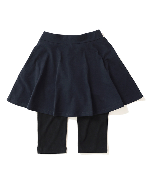 devirock（デビロック）の「ポケット付き 無地6分丈スカッツ（スカート・キッズ・ピンク系その他/グリーン系その他/レッド系その他/ヘザーチャコール/ブラック/ネイビー/カーキ/ラベンダー/ブルー系その他/パープル系その他・90cm/100cm/110cm/130cm/140cm/150cm/80ｃｍ/95cm/120cm/160cm）」の16枚目の写真