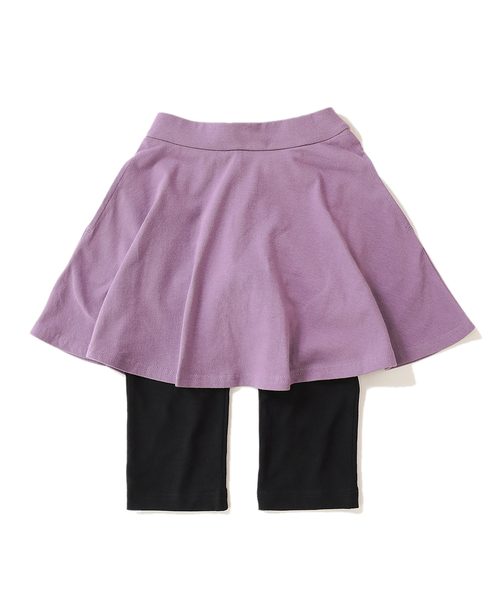 devirock（デビロック）の「ポケット付き 無地6分丈スカッツ（スカート・キッズ・ピンク系その他/グリーン系その他/レッド系その他/ヘザーチャコール/ブラック/ネイビー/カーキ/ラベンダー/ブルー系その他/パープル系その他・90cm/100cm/110cm/130cm/140cm/150cm/80ｃｍ/95cm/120cm/160cm）」の17枚目の写真