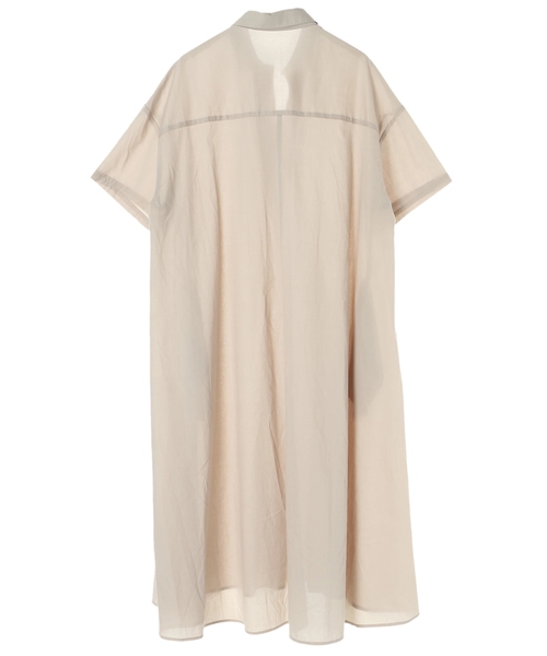 CRAFT STANDARD BOUTIQUE（クラフトスタンダードブティック）の「スキッパービッグシャツワンピース☆○（ワンピース・レディース・ベージュ/オフホワイト/ブルー系その他/イエロー系その他・FREE）」の19枚目の写真