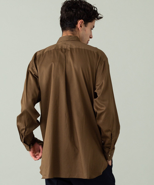 markaware（マーカウェア）の「【MARKAWARE】コンフォートフィットシャツ（シャツ/ブラウス・メンズ・ブラウン/ダークグレー・1/2）」の16枚目の写真