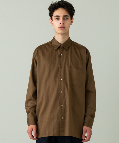 markaware（マーカウェア）の「【MARKAWARE】コンフォートフィットシャツ（シャツ/ブラウス・メンズ・ブラウン/ダークグレー・1/2）」の12枚目の写真