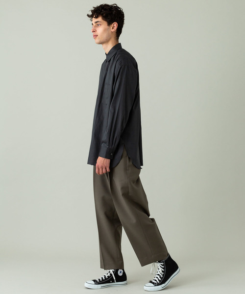 markaware（マーカウェア）の「【MARKAWARE】コンフォートフィットシャツ（シャツ/ブラウス・メンズ・ブラウン/ダークグレー・1/2）」の7枚目の写真