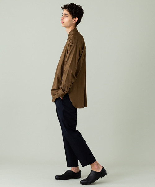 markaware（マーカウェア）の「【MARKAWARE】コンフォートフィットシャツ（シャツ/ブラウス・メンズ・ブラウン/ダークグレー・1/2）」の21枚目の写真