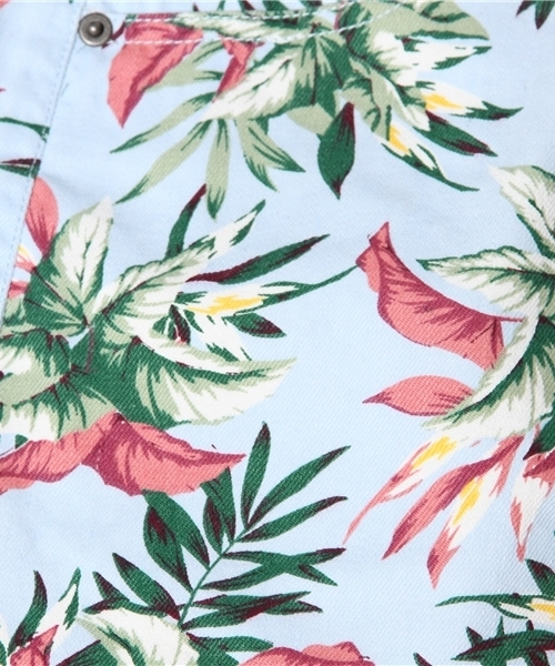 WEGO（ウィゴー）の「WEGO/プリントハイウエストショーツ（チノパンツ・レディース・ブラック/サックスブルー/ネイビー/ライトパープル/レッド/オフホワイト/ブラック系その他/ブルー・MEDIUM/LARGE）」の20枚目の写真