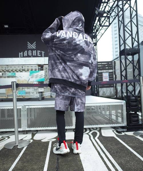 rovtski(ロフトスキー)の「【セットアップ対応】MESH SHORTS/アートプリント 総柄ショーツ(その他パンツ・メンズ・その他/ホワイト×ブラック・FREE)」の9枚目の写真