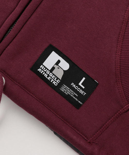 RASSVET / PACCBET（ラスベート）の「RASSVET（ラスベート）× RUSSELL ATHLETIC RVS COACH HOODIE（その他アウター・メンズ・グレー/ネイビー・LARGE/SMALL/MEDIUM）」の3枚目の写真