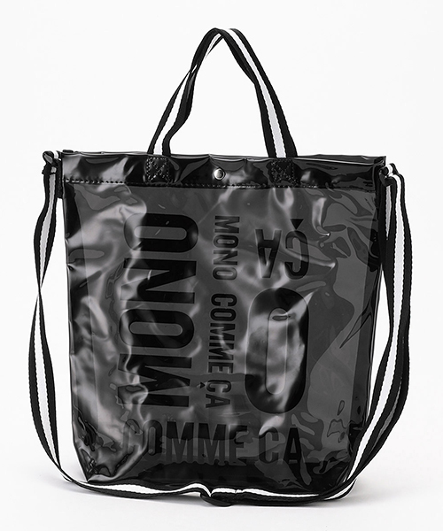 セール バッグ 2way トートバッグ Comme Comme クリアバッグ トートバッグ Mono Ca モノコムサ のファッション