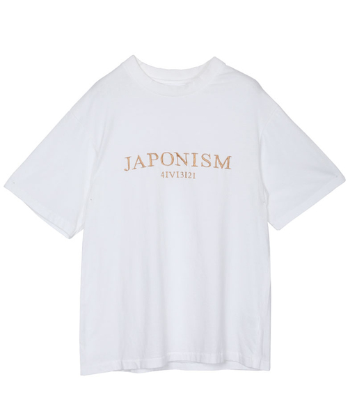 Ameri（アメリ）の「JAPONISM TEE（Tシャツ/カットソー・レディース・ホワイト/ブラック/ブラウン・FREE）」の7枚目の写真