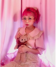 Swankiss�i�X�����L�X�j�́uDR teddy button B/L�i�V���c/�u���E�X�j�v