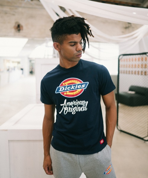Dickies(ディッキーズ)の「【メンズ】半袖Tシャツ(Tシャツ/カットソー)」|ネイビー