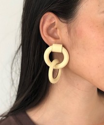 レザーリングピアス