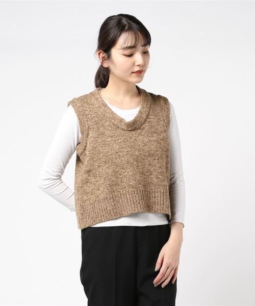 45R（フォーティファイブアール）の「アルル杢ツイードの908縮絨ベスト 