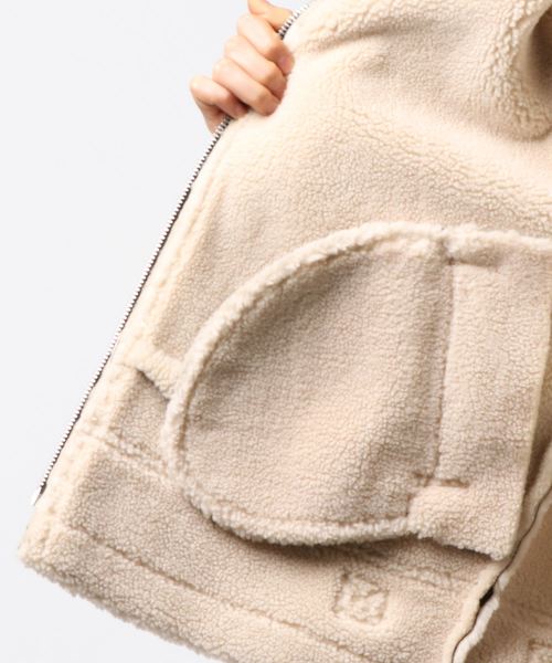 ENVYM（アンビー）の「パイピングボンバーＪＫ（その他アウター・レディース・ベージュ/ブラック/ブラウン・FREE）」の8枚目の写真