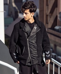 hummel | ボア切り替えライダースジャケット(ライダースジャケット)