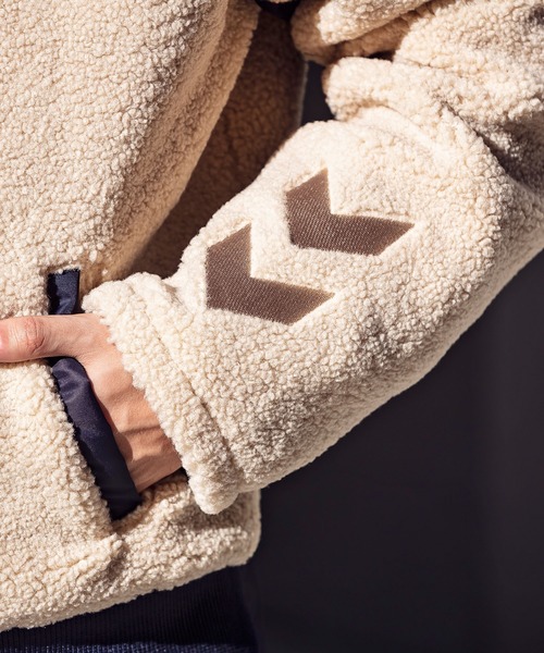 hummel(ヒュンメル)の「直営店・WEB限定 hummel(ヒュンメル)ボア切り替えライダースジャケット(ライダースジャケット・メンズ・ブラック/ネイビー/カーキ・S/M/L/XL)」の19枚目の写真