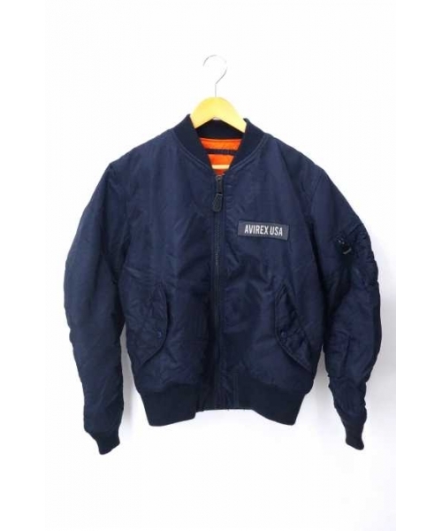 AVIREX MA-1 フライトジャケット ネイビー AVIREX アヴィレックス MA-1