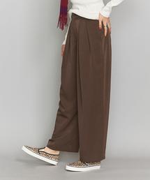 BEAUTY&YOUTH UNITED ARROWS | BY ピーチスキン2タックワイドパンツ2/ライナー付きо(その他パンツ)