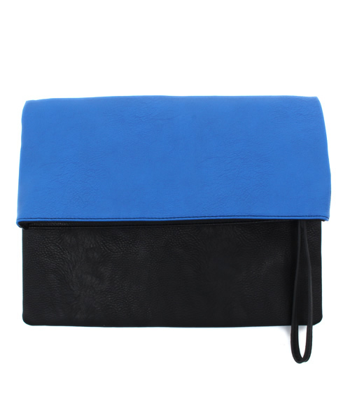 UNION STATION（ユニオンステーション）の「バイカラー2wayクラッチバッグ（クラッチバッグ・メンズ・ブラック/カーキ/ブルー/キャメル・FREE）」の4枚目の写真