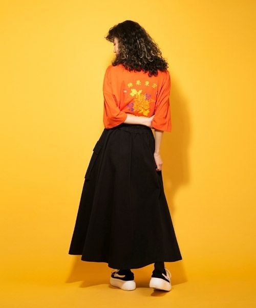 Candy Stripper（キャンディストリッパー）の「SUPERB CLOTHING CANDY トップ（Tシャツ/カットソー・レディース・オフホワイト/オレンジ/ブラック・2）」の7枚目の写真