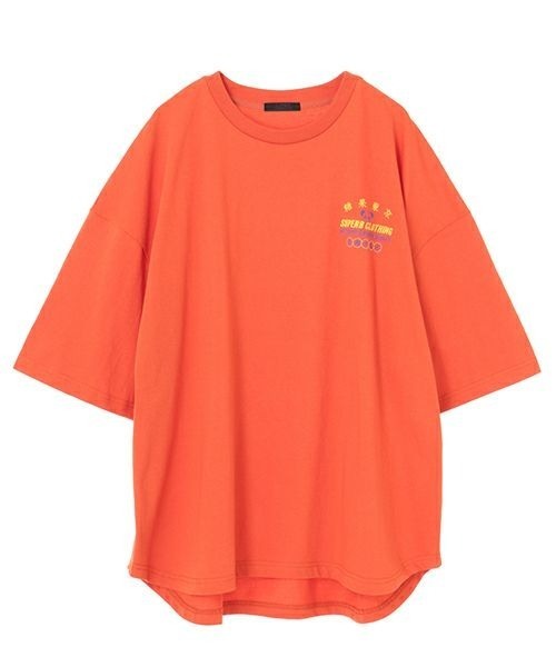 Candy Stripper（キャンディストリッパー）の「SUPERB CLOTHING CANDY トップ（Tシャツ/カットソー・レディース・オフホワイト/オレンジ/ブラック・2）」の9枚目の写真