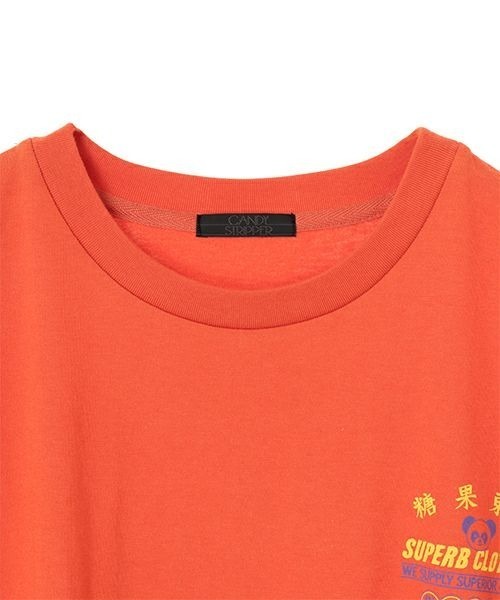 Candy Stripper（キャンディストリッパー）の「SUPERB CLOTHING CANDY トップ（Tシャツ/カットソー・レディース・オフホワイト/オレンジ/ブラック・2）」の11枚目の写真