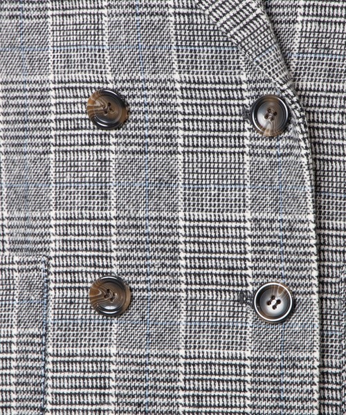 WEGO（ウィゴー）の「WEGO/【セットアップ対応商品】起毛チェックテーラードジャケット（テーラードジャケット・レディース・グレー系その他2/ブラウン系その他2・FREE）」の15枚目の写真