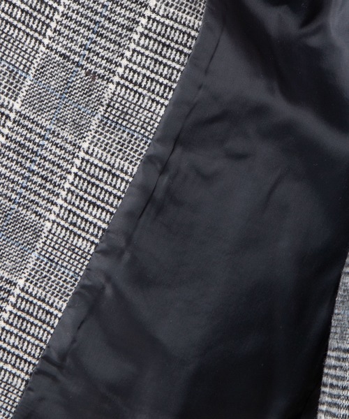 WEGO（ウィゴー）の「WEGO/【セットアップ対応商品】起毛チェックテーラードジャケット（テーラードジャケット・レディース・グレー系その他2/ブラウン系その他2・FREE）」の9枚目の写真