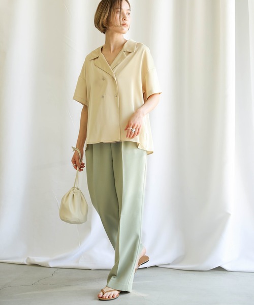 ダブルボタンハンサムシャツ（シャツ/ブラウス）｜select MOCA