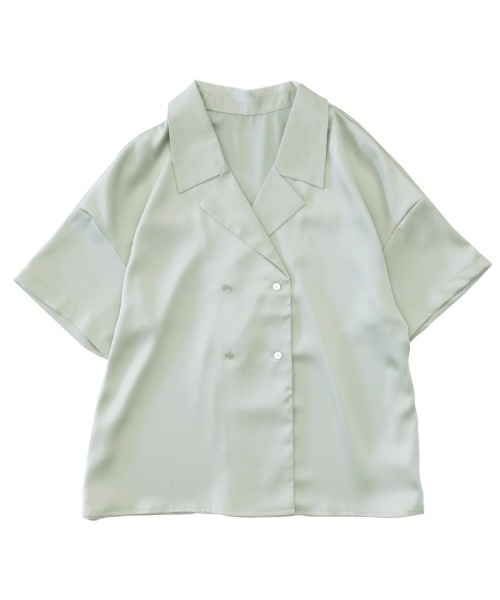ダブルボタンハンサムシャツ（シャツ/ブラウス）｜select MOCA