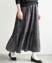 AMERICAN HOLIC | ソフトプリーツギャザーロングスカート② ＊(スカート)