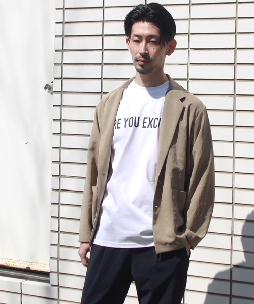 blank by words(ブランクバイワーズ)の「「ARE YOU EXCITED」 TEE(Tシャツ/カットソー・メンズ・ホワイト・LARGE/MEDIUM/SMALL)」の11枚目の写真