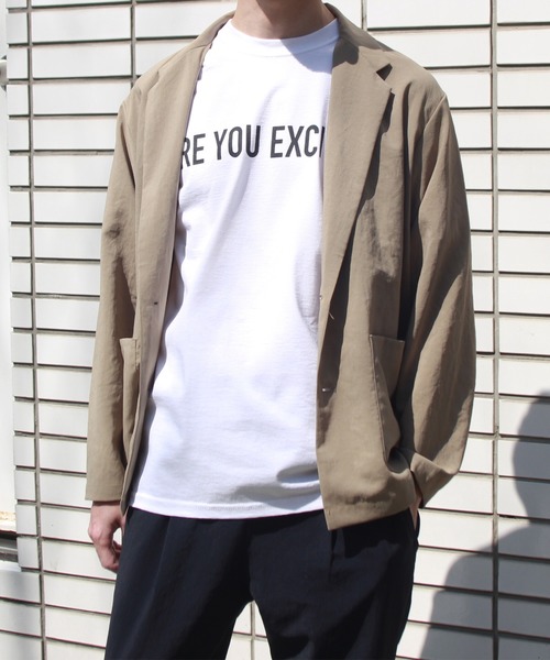 blank by words(ブランクバイワーズ)の「「ARE YOU EXCITED」 TEE(Tシャツ/カットソー・メンズ・ホワイト・LARGE/MEDIUM/SMALL)」の12枚目の写真