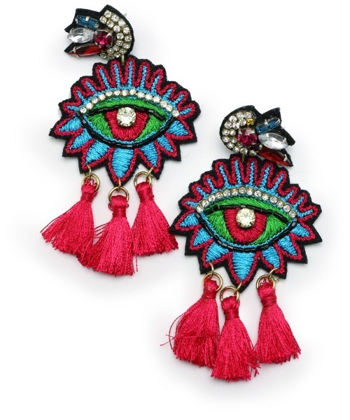 misto accessories(ミストアクセサリーズ)の「アイズピアス eyes pierce(ピアス(両耳用)・レディース・スカイブルー/ネイビー/ホワイト/ピンク/オレンジ・FREE)」の11枚目の写真