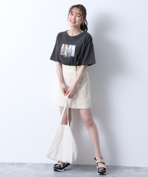 Heather（ヘザー）の「フロントフォトプリントＴ　885762（Tシャツ/カットソー・レディース・ホワイト系その他/ブラック系その他/ピンク系その他/ホワイト系その他2/ホワイト系その他3・FREE）」の8枚目の写真