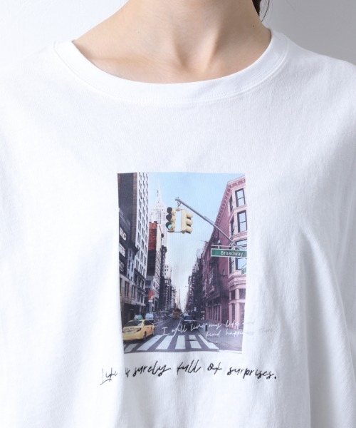 Heather（ヘザー）の「フロントフォトプリントＴ　885762（Tシャツ/カットソー・レディース・ホワイト系その他/ブラック系その他/ピンク系その他/ホワイト系その他2/ホワイト系その他3・FREE）」の13枚目の写真