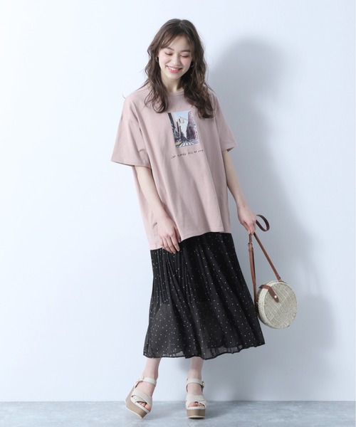 Heather（ヘザー）の「フロントフォトプリントＴ　885762（Tシャツ/カットソー・レディース・ホワイト系その他/ブラック系その他/ピンク系その他/ホワイト系その他2/ホワイト系その他3・FREE）」の17枚目の写真