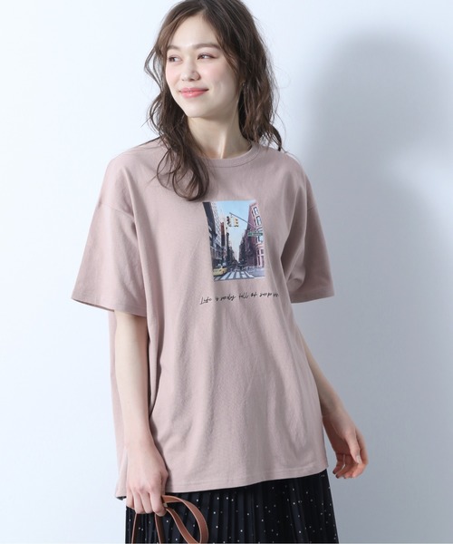 Heather（ヘザー）の「フロントフォトプリントＴ　885762（Tシャツ/カットソー・レディース・ホワイト系その他/ブラック系その他/ピンク系その他/ホワイト系その他2/ホワイト系その他3・FREE）」の18枚目の写真